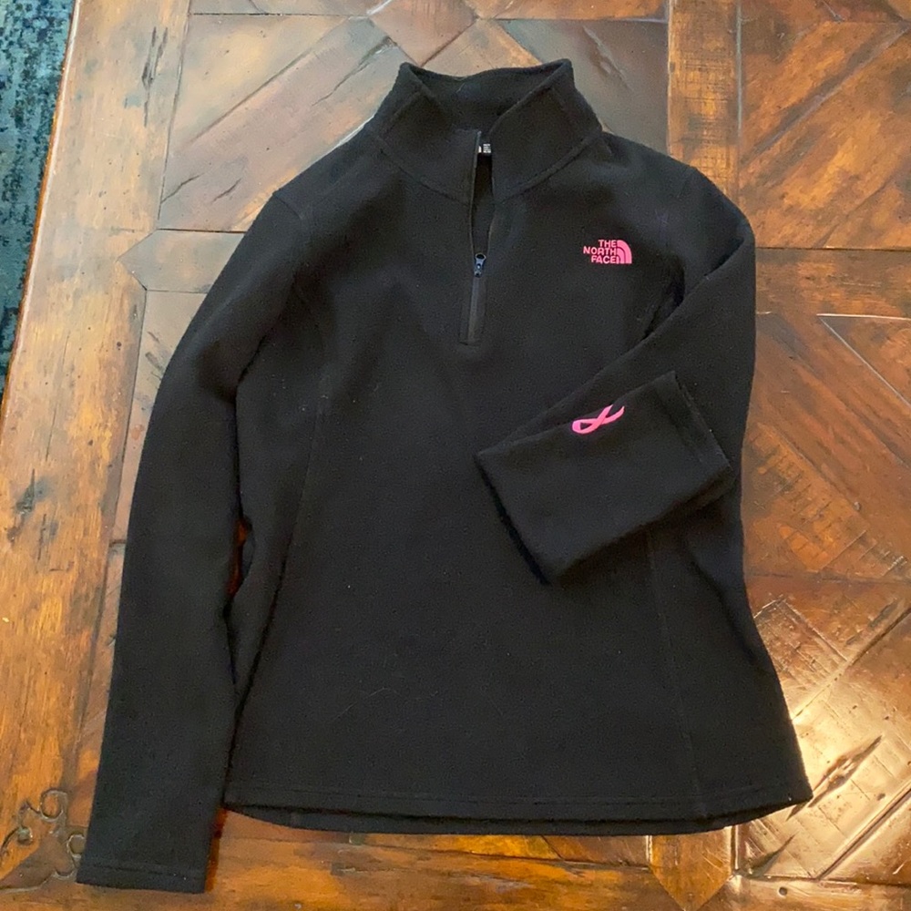 North Face 3/4 zip jacket